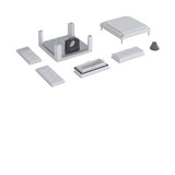 Hager U84LM Kabelanschlusskasten, universZ, 324x307x149mm, SKII, für Stromwandler BG 113