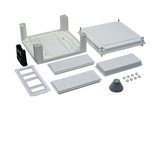 Hager U84LS Kabelanschlusskasten, univers, 324x307x149mm, IP54, SKII, seitlich leer