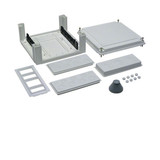 Hager U84S4 Kabelanschlusskasten, univ., 324x307x149mm, IP54, SKII, SaS-Träger-40mm, seitl.