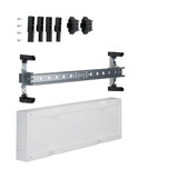 Hager UD12A1 Baustein, universN, 150x500mm, für Reihenklemmen waagerecht