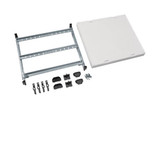 Hager UD32A1N Baustein, univ.N, 450x500mm, f. Reihenklemmen waag., 1Hutschiene verstellbar