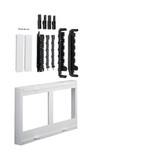 Hager UE22A4B Baustein, universN, 300x500mm, für 4 Trenner NH00 auf Sammelschienensystem 40mm