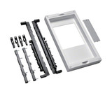 Hager UE31E3A Baustein, universN, 450x250mm, D-Sicherung auf Sammelschienensystem 60mm, waag.