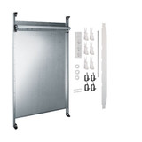 Hager UF22NW Komplettfeld Multimedia, universZ, 900mm, 2-feld, ohne Patchmodule