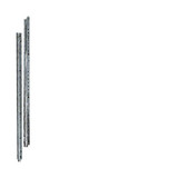 Hager UN03A Tragschienen, universN, 450mm, für Schränke ab 160mm Tiefe, Set  2 Stück