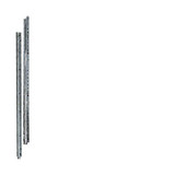 Hager UN11A Tragschienen, universN, 1650mm, für Schränke ab 160mm Tiefe, Set  2 Stück