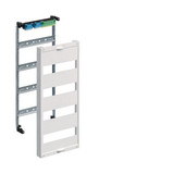 Hager UW41U Einbausatz, univ.FW, m. Hutschienen, f. Feldverteiler UP 4reihig, 600x250mm, QC