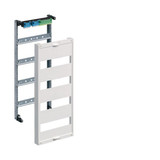 Hager UW41V Einbausatz, univ., m. Hutschienen, f. Feldverteiler AP 4-reihig, 600x250mm, QC