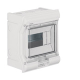 Hager VE106PN Kleinverteiler, vector, APV, IP65, 6PLE, UV-stabil, m. metr. Leitungseinführung