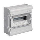 Hager VE112PN Kleinverteiler, vector, APV, IP65, 12PLE, UV-stabil, m. metr. Leitungseinführung