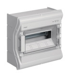 Hager VE112SN Kleinverteiler, vector, APV, IP65, 12PLE, UV-stabil, o. Leitungseinführung