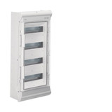 Hager VE412PN Kleinverteiler, vector, APV, IP65, 48PLE, UV-stabil, m. metr.Leitungseinführung