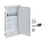 Hager VH36NW Multimedia, volta, HWV, 3-reihig, mit geschlitzter Stahlblechtür, mit Zubehör