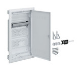 Hager VU36WWH Multimedia, volta, UPV, 3-reihig, mit geschlitzter Kunststofftür