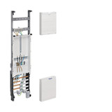 Hager ZH31X7N Komplettfeld, univers Z, 1ZP, 3P., Steuerleitungsklemme, H1050 mm, 1-feldig