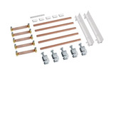 Hager ZM45S Sammelschienenverbinder, universZ, Schrank/Schrank, 5-polig, CU 12x5mm, 250A