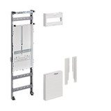 Hager ZU21A Einbausatz, univers Z, Höhe 900mm, 1 Zählerplatz, 1-feldig, mit Hutschiene