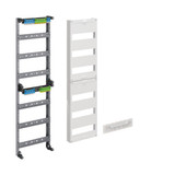 Hager ZU261S Verteilerfeld, univers Z, H:900mm, 6-reihig, 1-feldig, PE/N waag., Haube geteilt