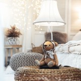 Happy Lamps, Charles der abenteuerlustige Bär, LED Tischleuchte, handgefertigt
