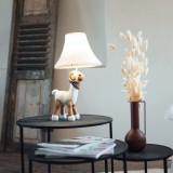 Happy Lamps, Wolle das flauschige Schaf, LED Tischleuchte, handgefertigt