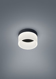 Helestra LIV LED Deckenleuchte 10W dimmbar IP30 90Ra Warmweiss Mattschwarz 15/1732.22