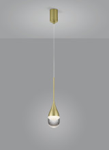 Helestra DEEP LED Pendelleuchte 5,5W 90Ra Warmweiss Mattgold 16/2110.09