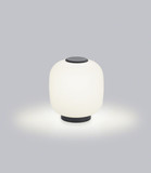 Helestra MILO LED Tischleuchte 13W dimmbar 90Ra warmweiss Mattschwarz Aluminium Opalglas satiniert
