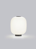 Helestra MILO LED Tischleuchte 18W dimmbar 90Ra warmweiss Mattschwarz Aluminium Opalglas satiniert