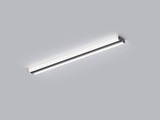 Helestra LOOM LED Wand- und Deckenleuchte 36W IP44 90Ra Steuerbare Lichtfarbe, warm-/neutralweiss Mattschwarz Stahl satiniert