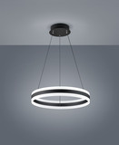 Helestra LIV LED Pendelleuchte 70W dimmbar 90Ra Warmweiss Mattschwarz 26/1792.22