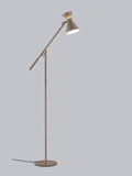 Helestra LUK LED Stehleuchte 10W dimmbar 90Ra warmweiss Coffee Aluminium satiniert 169cm