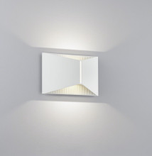 Helestra VID LED Wandleuchte 10W dimmbar IP65 90Ra warmweiss Mattweiß Aluminium