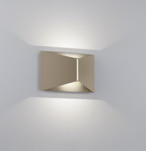 Helestra VID LED Wandleuchte 10W dimmbar IP65 90Ra warmweiss Coffee Aluminium