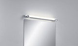 Helestra NERO LED Wandleuchte 12W IP44 90Ra Steuerbare Lichtfarbe, warm-/neutralweiss schwenkbar Chrom Aluminium satiniert