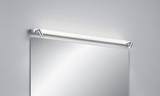 Helestra NERO LED Wandleuchte 17W IP44 90Ra Steuerbare Lichtfarbe, warm-/neutralweiss schwenkbar Chrom Aluminium satiniert