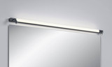 Helestra NERO LED Wandleuchte 22W IP44 90Ra Steuerbare Lichtfarbe, warm-/neutralweiss schwenkbar Mattschwarz Aluminium satiniert
