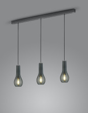 Helestra GARA E27 Pendelleuchte 3-fach max.60W/180W 90Ra Schwarzchrom 6-5066.64