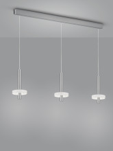 Helestra KEA LED Pendelleuchte 32W dimmbar 90Ra Warmweiss Mattnickel Made in Germany 66/2108.06/5303