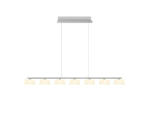 Hell View LED Pendelleuchte 7-fach steuerbare Lichtfarbe Dimmbar 60-180cm >90Ra Alu 20701/7-37