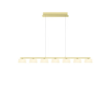 Hell View LED Pendelleuchte 7-fach steuerbare Lichtfarbe Dimmbar 60-180cm >90Ra Champagner 20701/7-42