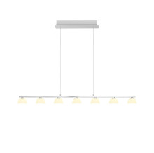 Hell Jane LED Pendelleuchte 7-fach steuerbare Lichtfarbe Dimmbar 60-180cm >90Ra Alu 20703/7-37