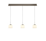 Hell Elli LED Pendelleuchte 3-fach Warmweiß Dimmbar 60-180cm >90Ra Bronze 20724/3-15