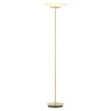 Hell LED Stehleuchte Ferdi dimmbar 36W CCT steuerbare Lichtfarbe 3-stufig extrawarm- bis neutralweiss 90Ra Messing matt Alabasterglas 180cm 60582/1-01