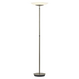Hell LED Stehleuchte Ferdi dimmbar 36W CCT steuerbare Lichtfarbe 3-stufig extrawarm- bis neutralweiss 90Ra Bronze Alabasterglas 180cm 60582/1-15