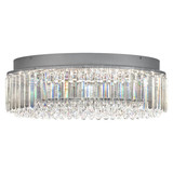 Hell LED Deckenleuchte Royal dimmbar 45W warmweiss 90Ra Chrom Klarglas Ø60cm 70645/1-02