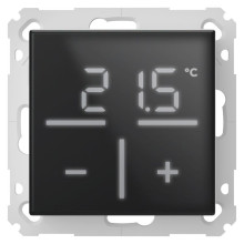 Homematic IP Glas-Wandthermostat mit CO2-Sensor - HmIP-WGTC-A schwarz 161574A0