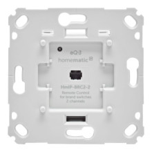 Homematic IP Wandtaster für Markenschalter - 2-fach HmIP-BRC2-2 161839A0
