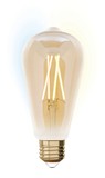 iDual LED Filament Lampe E27 2200-5500 K dimmbar ST65 9W Amber