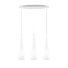 Ideal Lux MILK Pendelleuchte E27 3-fach ⌀140mm dimmbar Weiss 030326
