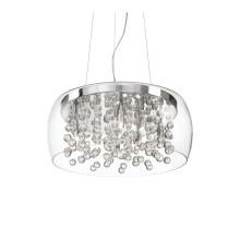 Ideal Lux AUDI-80 G9 Pendelleuchte 8x ⌀500mm dimmbar Klar warmweiss 031750